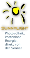 Sunnylight Photovoltaik, kostenlose Energie direkt von der Sonne